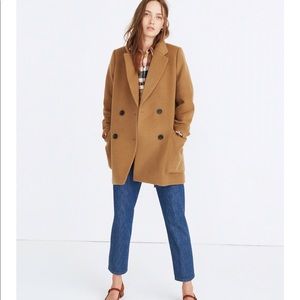 NWT! Madewell Coat in Camel Size L